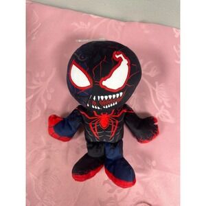Marvel Bleacher Creatures Kuricha Miles Morales Venom Spider-Man Plush 8 Inch